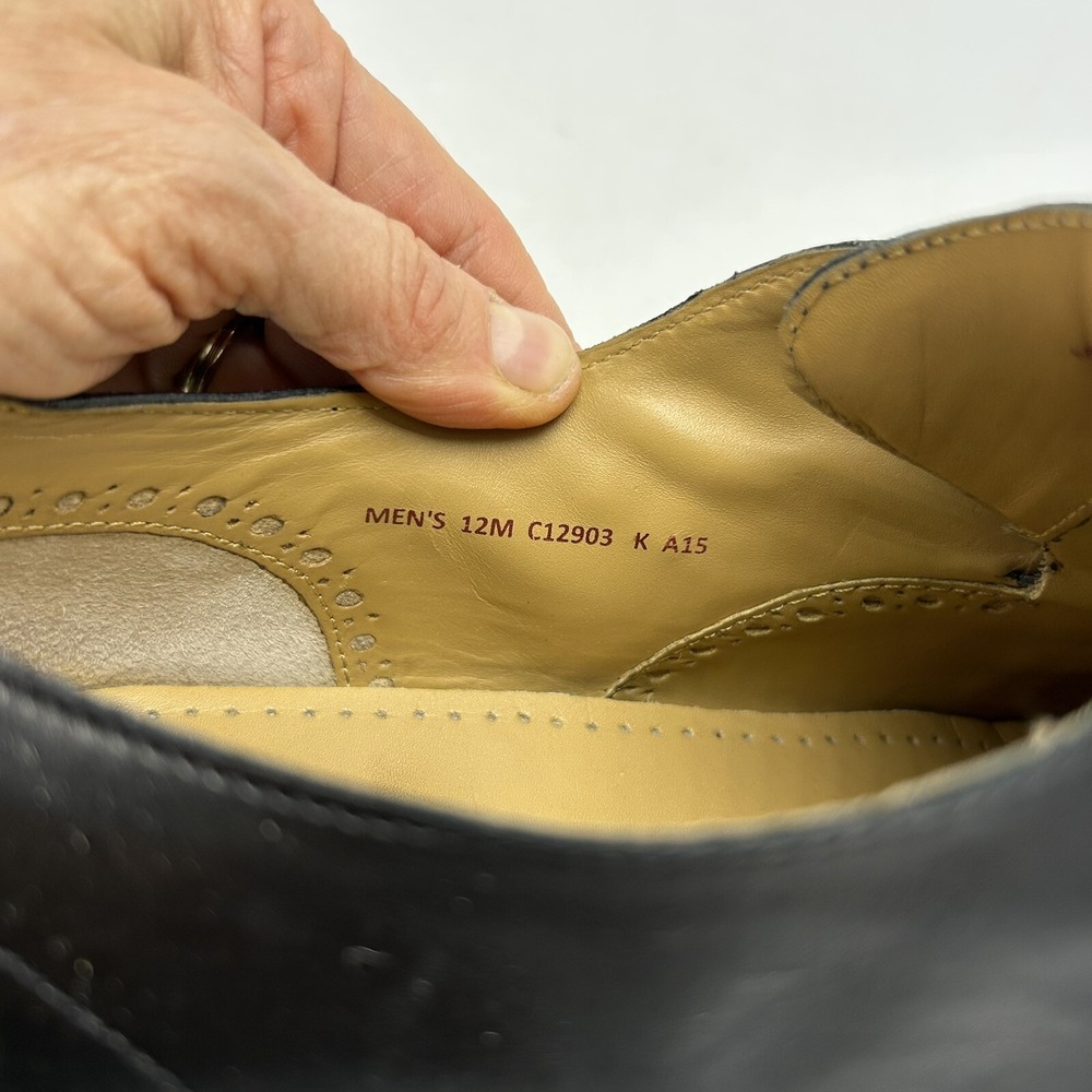 Cole Haan Loafers Mens 12 M Slip On Black Monk Strap Leather Double Buckle - Picture 8 of 11